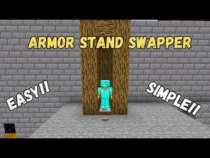 Armor Stand Swapper Tutorial for Minecraft Bedrock 1.21.5!!