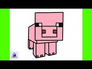 How To Draw A Pig From Minecraft | Easy Step-by-Step Tutorial for Beginners