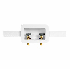 Oatey Centro II 38152 Quarter-Turn F1960 PEX Washing Machine Outlet Box