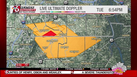Meteorologist Mark Daniels shares updates about a tornado watch and severe weather in the area. | WPSD-TV