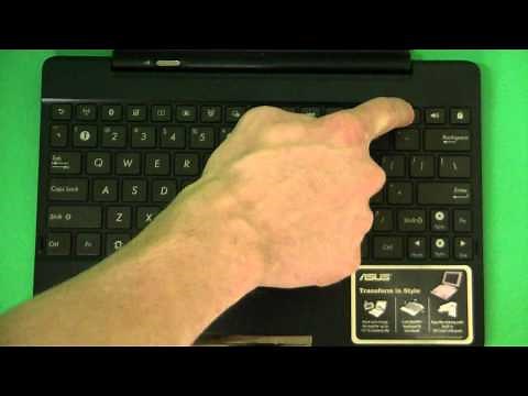 How to dock an Asus Transformer tablet to an Asus Keyboard