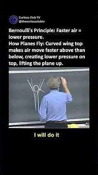 Prof. Walter Lewin Explains How Planes Fly