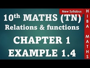 10th maths chapter 1 example 1.4 tn samacheer hiba maths