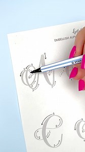 Just starting out with lettering? Here’s some advice: The first step is practicing the basics. While it’s tempting to jump right into lettering full words or quotes, building a solid foundation is crucial. Try a worksheet, like the Embellish Alphabet Worksheet featured in this video, or lettering drills to guide your practice. Remember, progress takes time, so don’t worry if your letters aren’t perfect at first. If you’re looking for extra support, all my alphabet worksheets and my free letterin