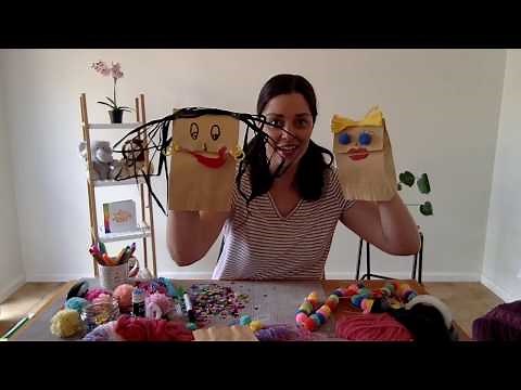 How To Make Paper Bag Puppets