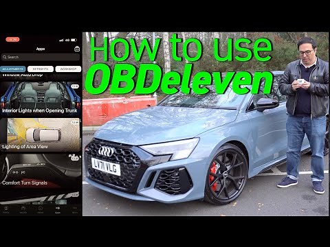 Coding and unlocking hidden features on my 2022 Audi RS3 with OBDeleven!