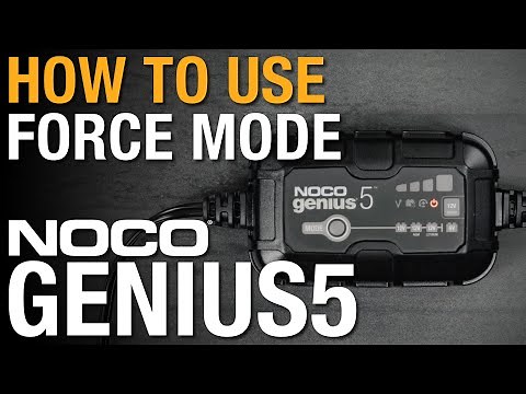 How to use force mode on your NOCO GENIUS5