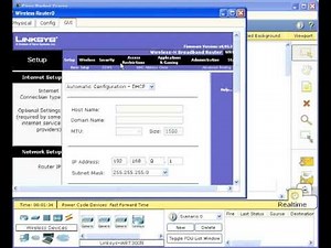 how to configure linksys wireless router in packet tracer