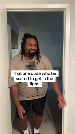 Be doing everything but throwing a punch 😂😂😂😂 | scared to fight back