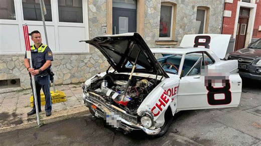 Unfall in Hof: Ermittlungen nach Oldtimer-Unfall - Frankenpost