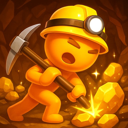 Gold Mining Simulator – Idle Miner Tycoon, Treasure Hunt, Digging & Building Game