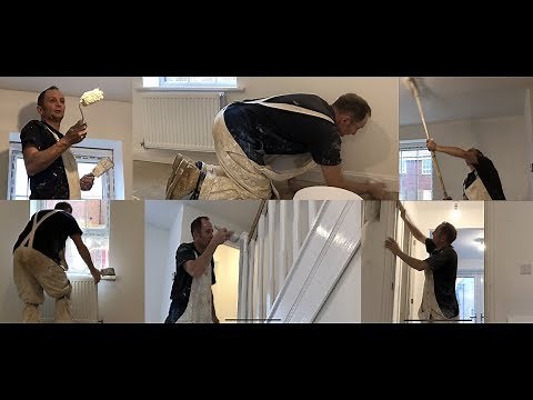 How to paint a new build house step by step