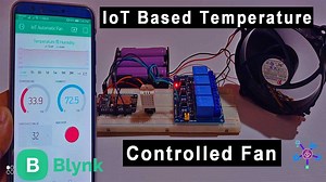 IoT based Temperature Control Fan using ESP8266 & Blynk