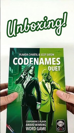 What’s New in Codenames Duet 2025, Unboxing the Relaunched Edition!