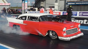 1.1K views · 96 reactions | 9 Days until Doorslammers #5! Fresh from his first full pass at Festival of Power David-Catherine Smith will now be taking on the challenge that is Pro Doorslammer in his beautiful '55 Chevy Pro Mod. Stranger Thing Drag Racing Team Current PB - 6.61 at 212 MPH | Mk1Kieran | Facebook
