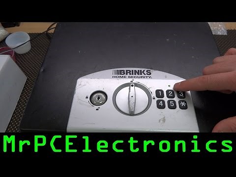 Brinks Security Lock Box "No Key Programing Lock Code"