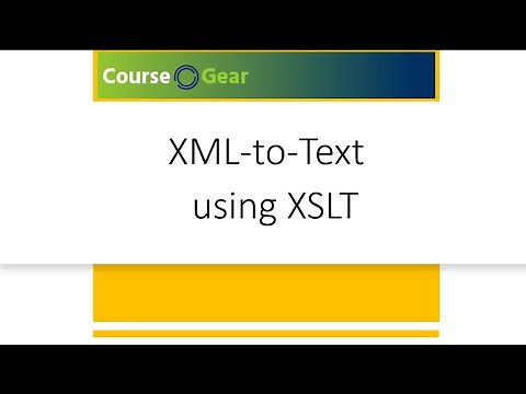 XML-to-Text Using XSLT