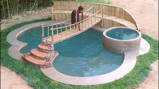 Transforming a Hand-Built Pool With Stunning New Features in the Jungle