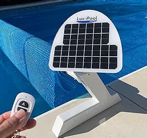Automatic Solar Blanket Cover Reel/Roller - Remote Controlled, Solar Battery Charged/Powered, Motorized Units for 20x44' in-ground Swimming Pools