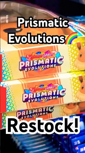 Awesome Walmart Pokemon Cards Restock! NEW Prismatic Evolutions Box!