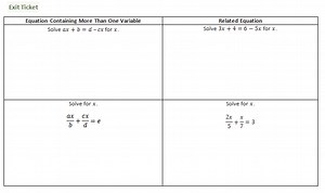 Lesson 1.3.9 - Rearranging Formulas