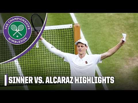 No. 1 Jannik Sinner vs. No. 2 Carlos Alcaraz Men's Final FULL HIGHLIGHTS 🏆 | 2025 Wimbledon