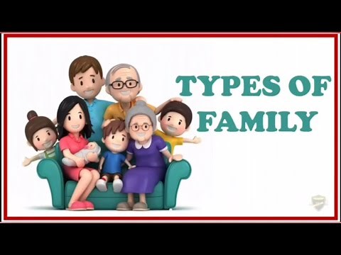 Types of Family | Types of Family for kids | Nuclear ,Joint and Big Family