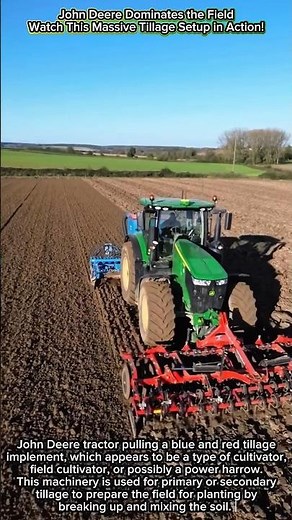 John Deere Dominates the Field | Watch This Massive Tillage Setup in Action!