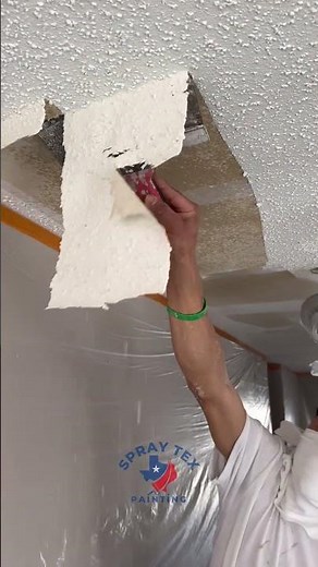 Popcorn Ceiling Removal | Spray Tex Painting