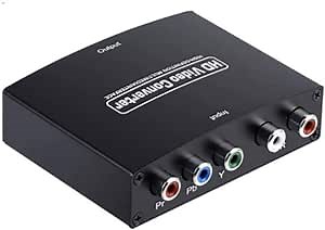 Amazon.com: Component YPbPr to HDMI Converter Kit - RGB to HDMI Adapter with HDMI and Component Cable for 1080 HDTV (Black) : Electronics