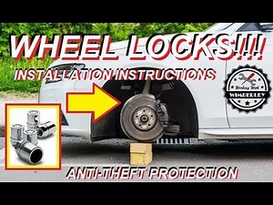 How To Install Wheel Locks To Prevent Theft On Your Car Wheel Lock Installation Removal Key Tool
