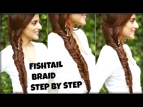 How To: EASY Fishtail Braid Tutorial For Beginners For College, Work | Fishtail Braid Hairstyle