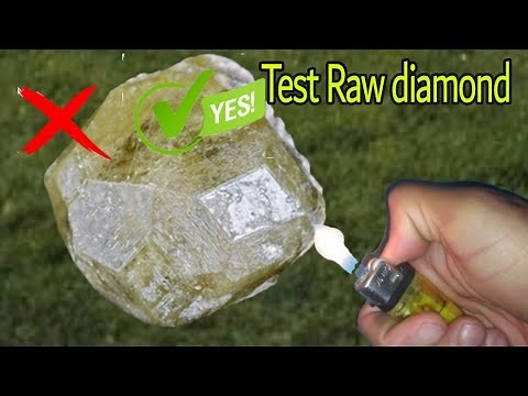 how to identify rough diamond at home fake VS reyal
