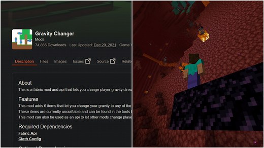 Gravity Changer mod for Minecraft: Everything you need to know