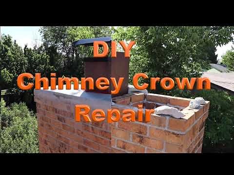 DIY Chimney Crown repair