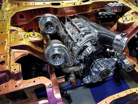 4 rotor twin turbo 1400hp engine build mazda Rx7 Defined Autoworks