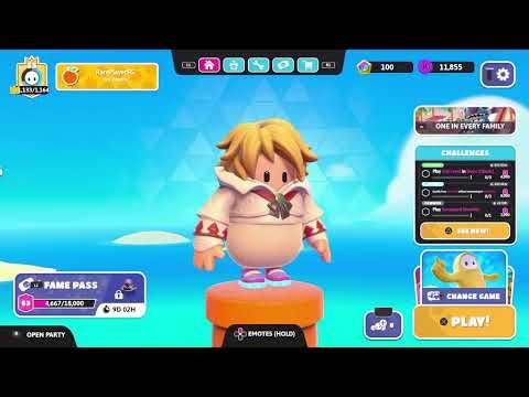 Fall Guys Live Custom Games!(Road to 350 Subscribers!)