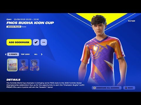 🔴 LIVE: Fortnite FNCS Bugha Icon Cup! (New Bugha Icon Skin & Tournament Gameplay)
