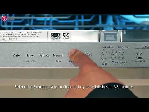 LG SIGNATURE Dishwasher Cycles and Settings