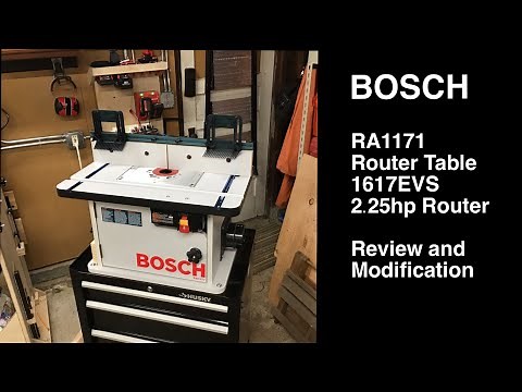Bosch RA1171 Router Table: Review and Upgrades