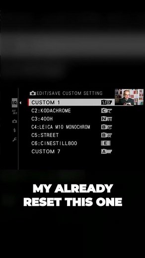 How to Reset Custom Settings on Your Fujifilm Camera