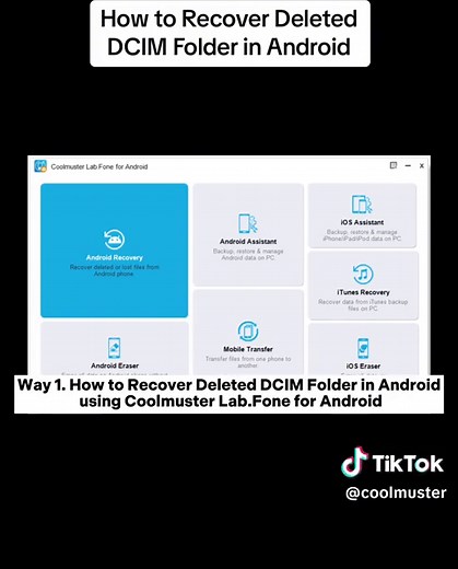How to recover deleted DCIM folder in Android #howto #recoverdeleted #dcim #folder #android