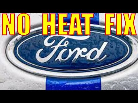 Ford Heat Not Working Simple Fix - DIY