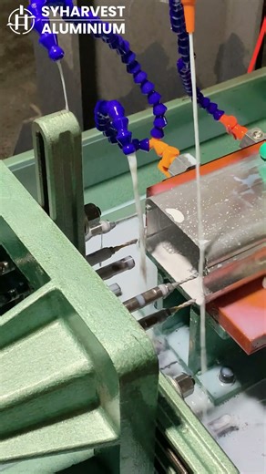 Aluminum Profile Enclosure CNC Tapping: See How Precision Threads Are Made! #aluminumprocessing