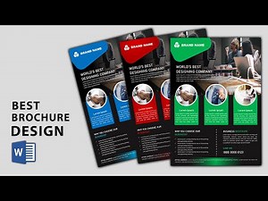 Marketing Brochure Design in Ms Word | single page flyer | copyright free Template