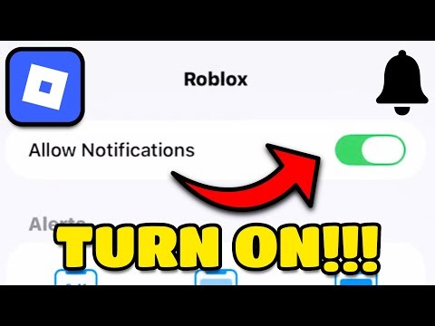 How To Turn On Roblox Notifications On iPhone