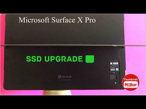Microsoft Surface X Pro How to upgrade or swap SSD