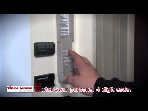 How to Program Your Liftmaster Keypad