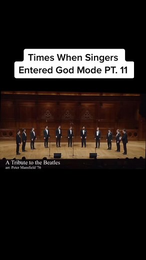 Harvard Men's Acapella Choir Sings 'All My Lovin' from The Beatles