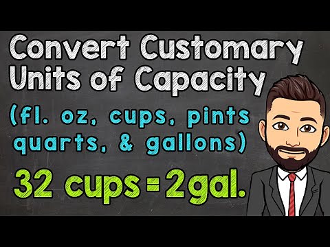 Convert Customary Units of Capacity | fl oz, c, pt, qt, and g